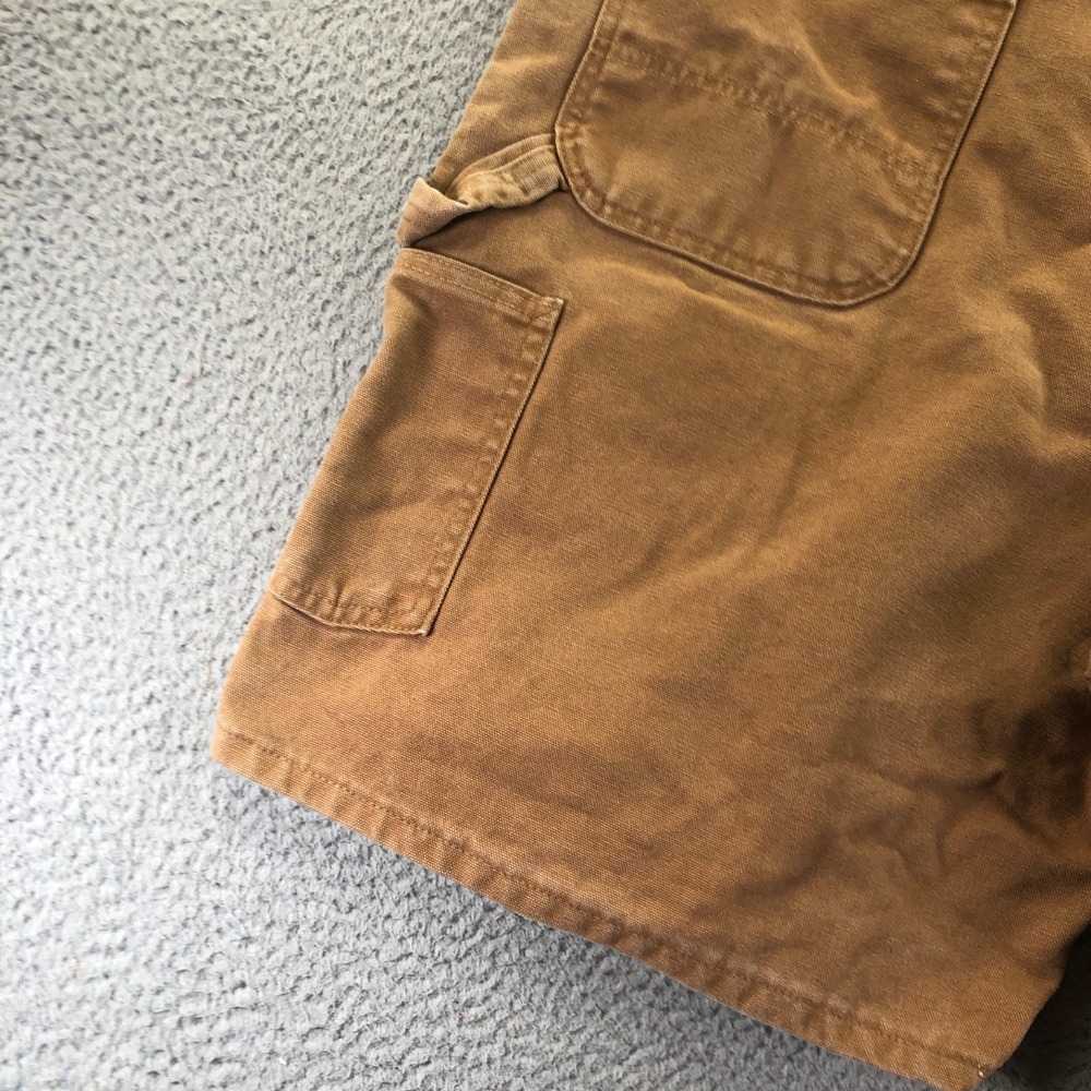 Vintage Carhartt Shorts Mens 40 Brown Duck Canvas Carpenter Union Made In USA - Picture 3 of 10